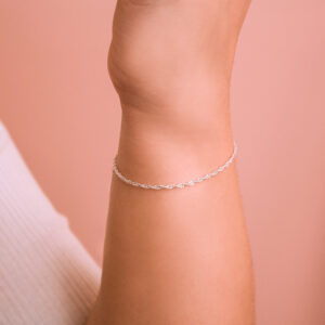 Pulseira Singapura em Prata 925