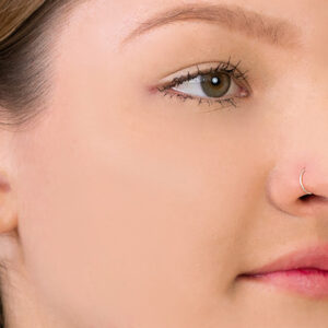 Piercing Fake Redondo em Prata 925 8mm